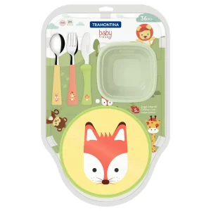 JUEGO INFANTIL TRAMONTINA BABY FRIENDS 5 PIEZAS